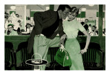 The Magnificent Phoney  - Saturday Evening Post "Leading Ladies", June 18, 1955 pg.p42 Giclee Print by Robert Meyers