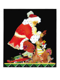 Santa's Bag - Child Life, December 1929 Giclee Print by Tom Meade