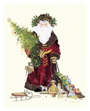 Los regalos de Papá Noel Lámina por Peggy Abrams