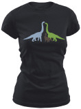 Juniors: Multi Long Neck T-Shirt by Avalisa 