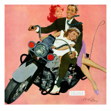 The Actress and the Cop - Saturday Evening Post "Leading Ladies", May 4, 1957 pg.23 Giclee Print by Coby Whitmore