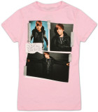 Youth: Justin Bieber - Cut and Paste Pink T-Shirts