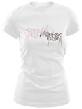 Women's: Pink Zebra Shirts by Avalisa 