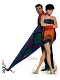 A Slight Case of Exposure - Saturday Evening Post "Leading Ladies", October 22, 1960 pg.35 Giclee Print by Morgan Kane