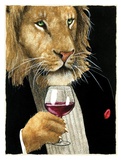 The Wine King Print by Will Bullas