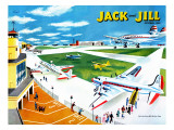 Airport - Jack and Jill, October 1950 Giclée-Druck von Joseph Krush