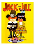 Roasting Marshmellows - Jack and Jill, November 1966 Giclee Print by Jack Weaver