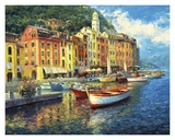 Portofino Prints by Haixia Liu