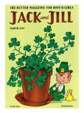 Luck of the Irish - Jack and Jill, March 1955 Giclee Print by Milt Groth