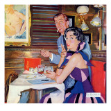 Her Business Was Men  - Saturday Evening Post "Leading Ladies", December 12, 1953 pg.37 Giclee Print by Bernard D'Andrea