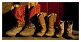 Family of Boots Láminas por Robert Dawson