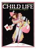 Valentine's  - Child Life, February 1925 Giclee Print by Hazel Frazee