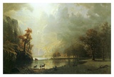 Sierra Nevada Morning Prints by Albert Bierstadt