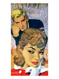 The Deep Frozen Bachelor - Saturday Evening Post "Leading Ladies", August 13, 1960 pg.24 Giclee Print by Mike Ludlow