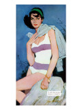 Sweet Enemy - Saturday Evening Post "Leading Ladies", October 5, 1957 pg.30 Giclee Print by Lynn Buckham