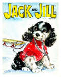 Let's Go Sledding - Jack and Jill, January 1971 Giclee Print by Irma Wilde