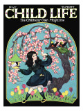 Birdhouse - Child Life, May 1925 Giclee Print by Hazel Frazee