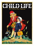 Back to School - Child Life, September 1928 Giclee Print by Hazel Frazee