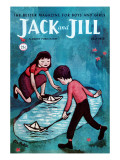 Paper Sailboats - Jack and Jill, July 1956 Giclee Print by Leo Politi