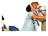 He Learned About Her Love  - Saturday Evening Post "Leading Ladies", October 17, 1953 pg.45 Giclee Print by Al Buell