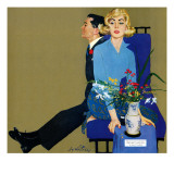 Calculating Women  (version 2) - Saturday Evening Post 