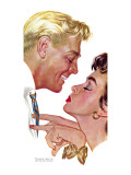 So I'm a Bum - Saturday Evening Post "Leading Ladies", March 31, 1956 pg.32 Giclee Print by Bob Hilbert