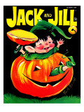 Pumpkin Play - Jack and Jill, October 1969 Giclee Print by Ruth Bendel