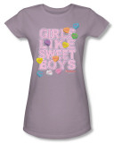 Juniors: Necco - Girls Like Sweet Boys T-shirts