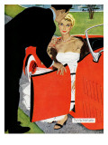 No Love Allowed, A - Saturday Evening Post "Leading Ladies", March 26, 1955 pg.26 Giclee Print by Mac Conner