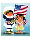 Alaska and Hawaii - Jack and Jill, July 1959 Reproduction procédé giclée par Jack Weaver