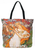 Primavera Tote Bag por Alphonse Mucha