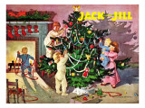 Deck the Halls - Jack and Jill, December 1950 Giclee Print by Dorothea Cooke