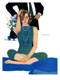 End of a Marriage - Saturday Evening Post "Leading Ladies", April 13, 1957 pg.27 Giclee Print by Coby Whitmore