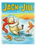 A Real Fish Story - Jack and Jill, January 1964 Giclee Print by Patricia Lynn