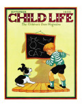 Dog Lesson - Child Life, September 1935 Giclee Print by Clarence Biers
