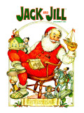Working on the Toys - Jack and Jill, December 1984 Giclee-trykk av Carol Bryan