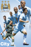 Man City-Players 11-12 Print