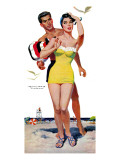 The Trouble With Love - Saturday Evening Post "Leading Ladies", June 4, 1955 pg.31 Giclee Print by Wesley Snyder