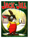 Splashing Into Spring - Jack and Jill, February 1970 Giclee Print by Cal Massey