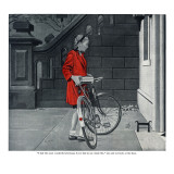 Lonely Girl - Saturday Evening Post "Leading Ladies", August 11, 1945 pg.16 Giclee Print by George Hughes