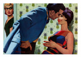 The Nesting Instinct - Saturday Evening Post "Men at the Top", March 21, 1959 pg.30 Reproduction procédé giclée par Morgan Kane