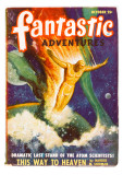 Fantastic Adventures This way to Heaven (Space Man) Lámina giclée Fantastic Adventures This way to Heaven (Space Man) Lámina giclée