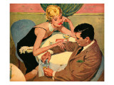 His Highness and the Thrush  - Saturday Evening Post "Leading Ladies", September 3, 1960 pg.22 Giclee Print by Lynn Buckham