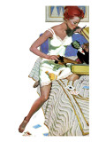 The Artless Heiress - Saturday Evening Post "Leading Ladies", June 1, 1957 pg.15 Giclee Print by Robert Meyers