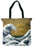The Wave Tote Bag by Katsushika Hokusai