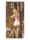 The Girl On The Tower  - Saturday Evening Post "Leading Ladies", September 24, 1960 pg.26 Giclee Print by Robert Mcginnis