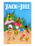 Bug Dance - Jack and Jill, August 1955 Giclee Print by Wilmer Wickham