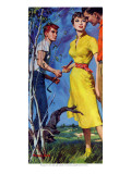 Miss Carlsen is Mine - Saturday Evening Post "Leading Ladies", June 21, 1958 pg.24 Reproduction procédé giclée par Morgan Kane