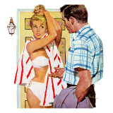 The Girl Who Took Sunbaths - Saturday Evening Post 