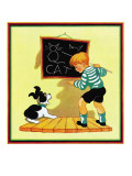 Dog Lesson - Child Life, September 1935 Giclee Print by Clarence Biers